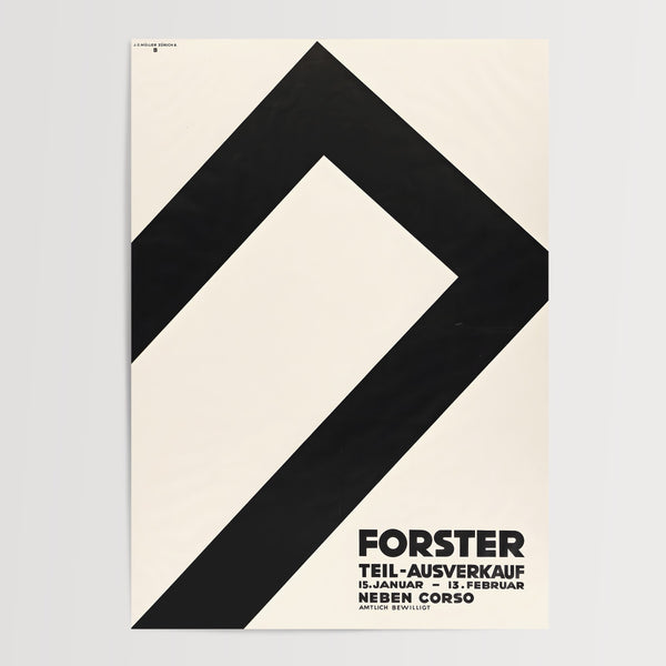 Forster Teil-Ausverkauf | 1930