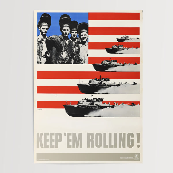 Keep 'Em Rolling! (Naval Power) | 1941