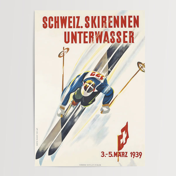 Schweiz Skirennen Unterwasser | 1939