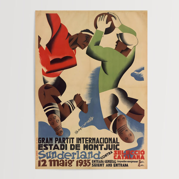 Sunderland vs Selecció Catalana | 1935