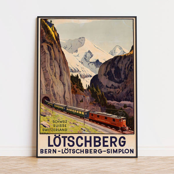 Lötschberg Railway Poster | 1937