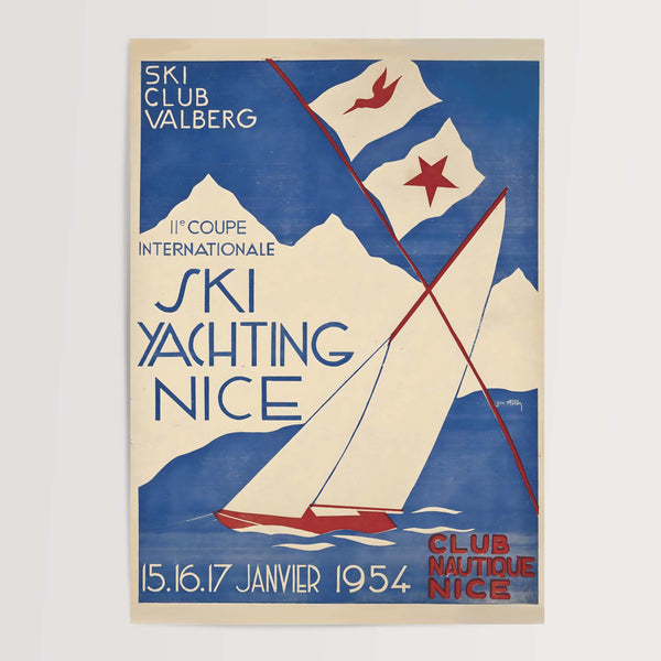 Ski Yachting Nice | 1954