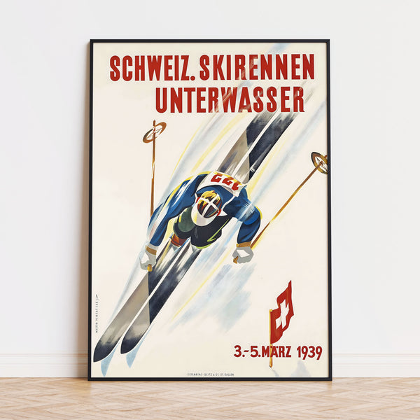 Schweiz Skirennen Unterwasser | 1939